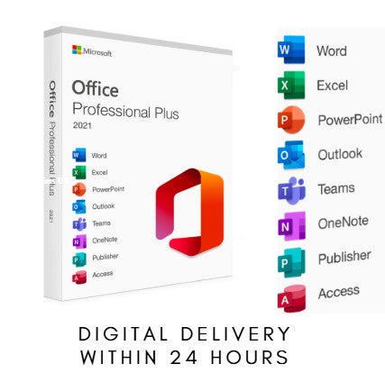 Microsoft Office Professional Plus 2021 Genuine Activation Key (Digital Download - Lifetime)